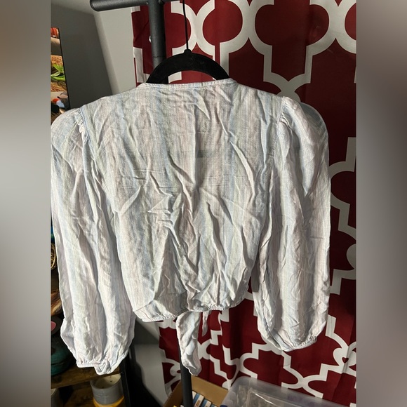 American Eagle Outfitters Striped Crop Top - Pastels Colors Size XS - Picture 6 of 6